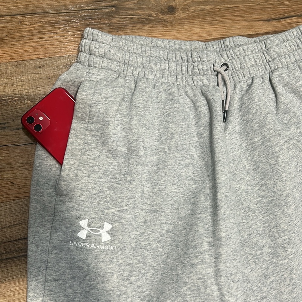 UNDER ARMOUR LIGTH GRAY TAPARED JOGGER Sz LG - Picture 7 of 10